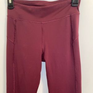 Maroon leggings